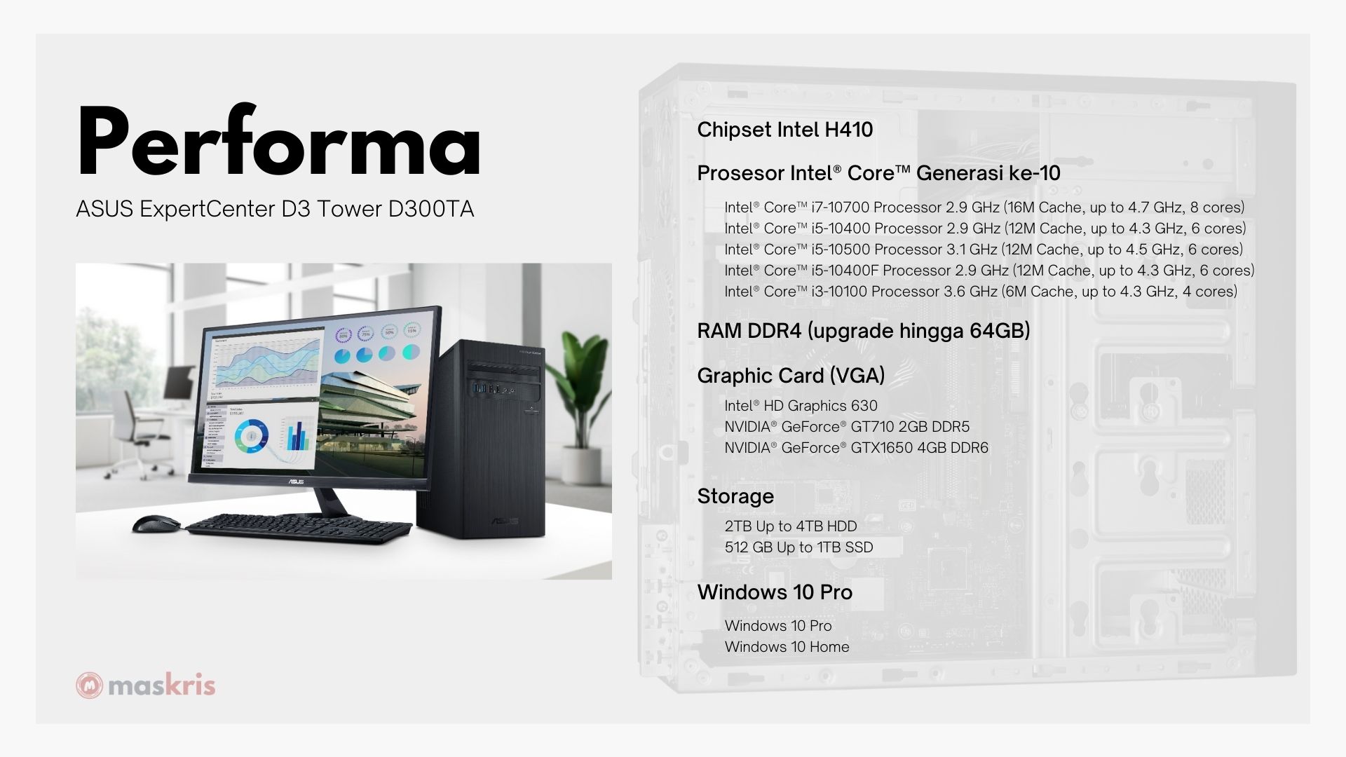 Performa D3 Tower D300TA